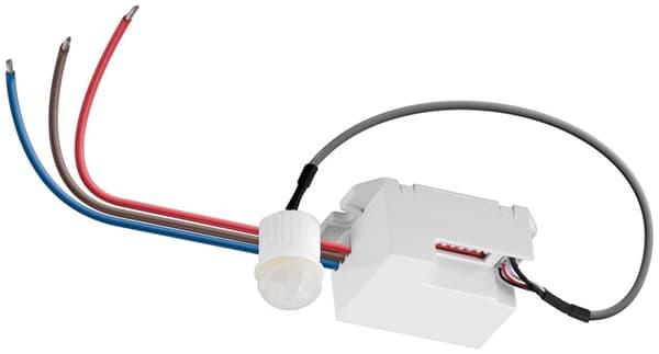 Goobay Infrarød bevegelsesdetektor for innfelt takmontering, 360° deteksjon, 6 m rekkevidde, for innendørs bruk (IP20), LED-tilpasset
