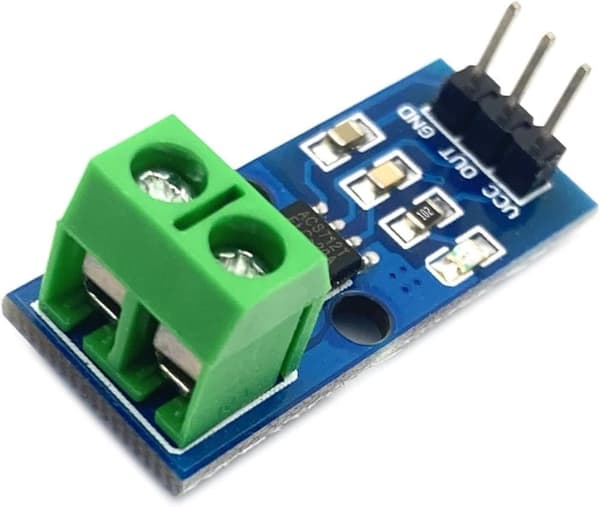 30A ACS712ELC nuværende sensormodul - Arduino-kompatibelt til elektronik- og robotprojekter