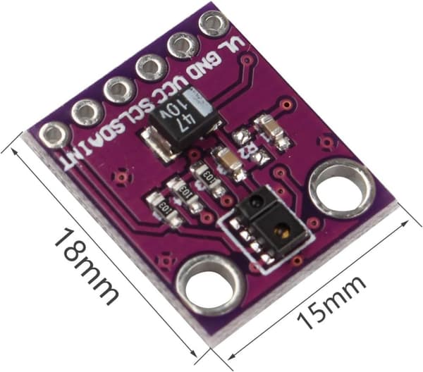 APDS-9930 läheisyys- ja ympäristön valoanturimoduuli I2C-liitännällä ja IR-LED-yhteensopivalla Arduino-moduulilla
