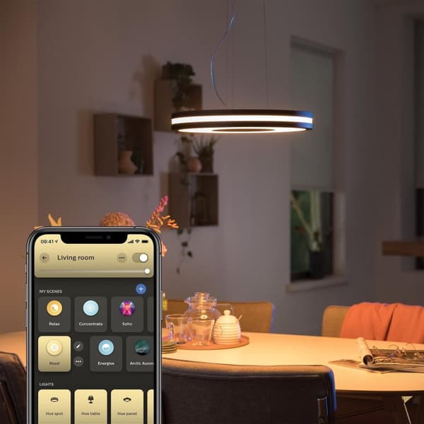 Philips Hue Being hængelampe - varmt til køligt hvidt lys - sort - 1 lysdæmper