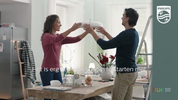 Philips Hue Being hængelampe - varmt til køligt hvidt lys - sort - 1 lysdæmper