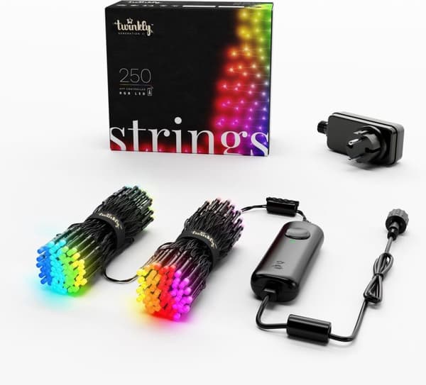Twinkly ljuskedja 250L RGB 20M för inomhus och utomhus IP44 (TWS250STP-BEU)