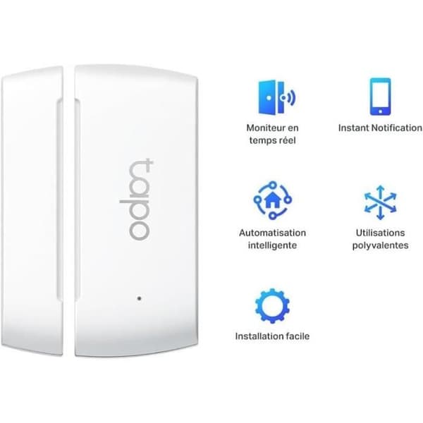 Tapo Tapo T110 Smart rörelsedetektor, för fönster/dörrsäkerhet, Tapo Hub krävs