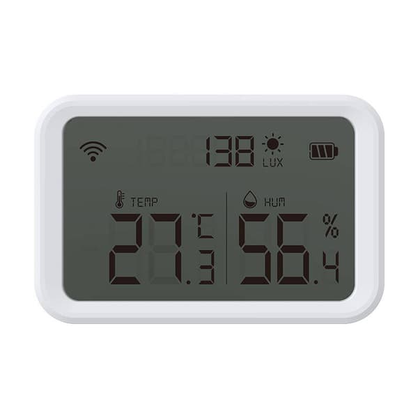 NEO NAS-TH02W Temperatur- och luftfuktighetssensor med Zigbee TUYA-skärm