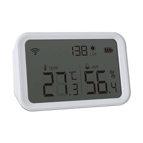 NEO NAS-TH02W Temperatur- och luftfuktighetssensor med Zigbee TUYA-skärm