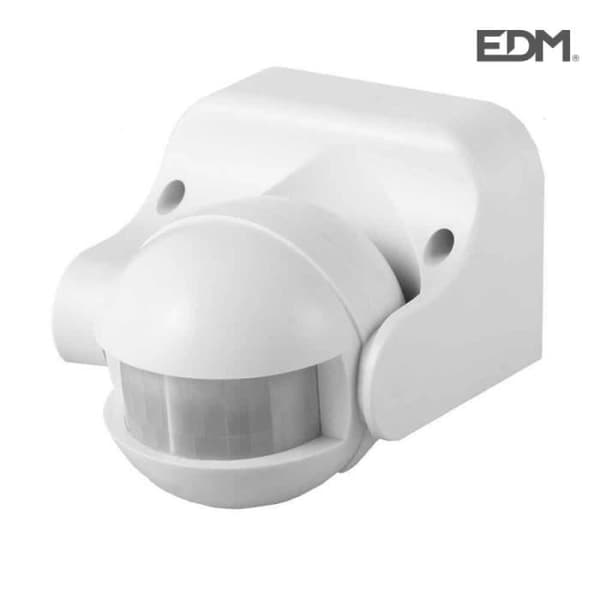 Rörelsedetektor - E3 - 73115 - Dags/Natt-regulator - 180° - IP44 - Vit