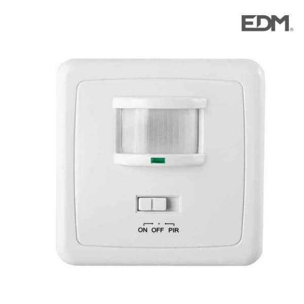 Rörelsedetektor - E3 - Inbyggd - Detektion 140° - Räckvidd 12 Mt - Dimensioner 80x80x34mm
