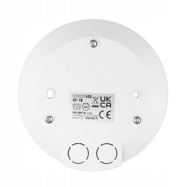 PIR-bevægelsessensor CP-7B HVID loft maks. 1000W