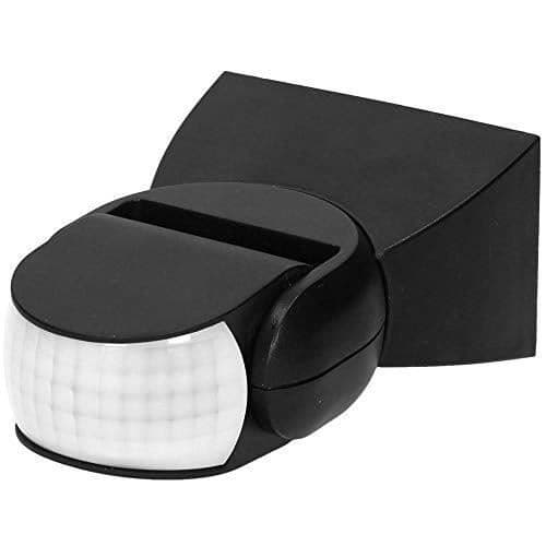 Utomhus rörelsedetektor Skymningssensor 180° 1200w Max. IP6 vattentät