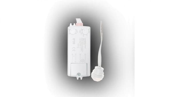 Infrarød bevægelsessensor 500W/200W planmonteret IP20 rækkevidde væg 8m loft 6m CR-PIR1/KM/HVID