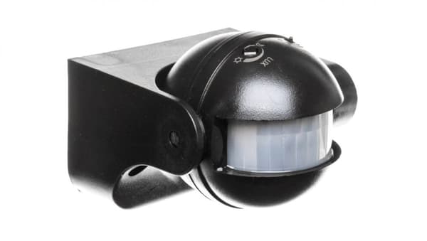 Bevægelsessensor 1200W 165st.ALER JQ-30-B IP44 sort 00461