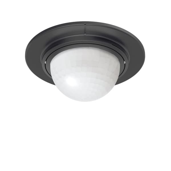 Steinel IS360-1 DE liiketunnistin musta, uppoasennettava, 4 m kantama, 360°, IP54