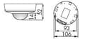 Miniatyrbillede 4 af 6: PD3-1C-SM overflademonteret tilstedeværelsessensor, 360°, rækkevidde op til 10 m