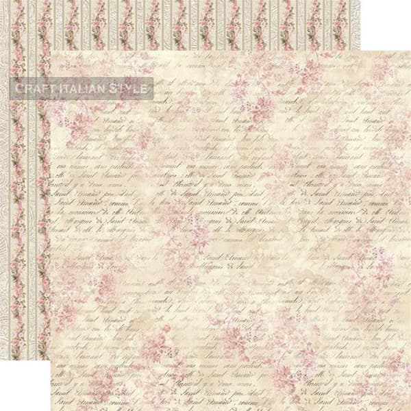 Paper Pad Stamperia - Shabby Rose - 12x12 Tum