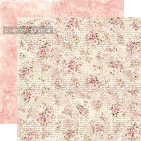 Paper Pad Stamperia - Shabby Rose - 12x12 Tum