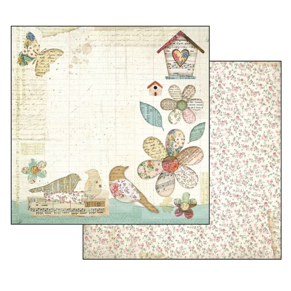 Paper Pad Stamperia - Garden - 12x12 Tum