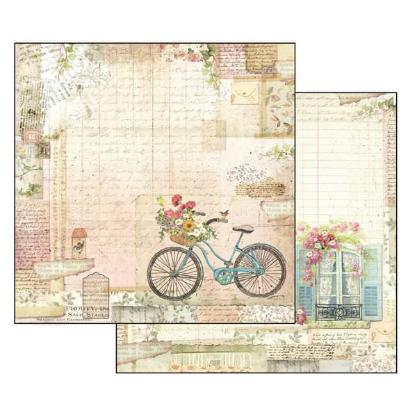 Paper Pad Stamperia - Garden - 12x12 Tum