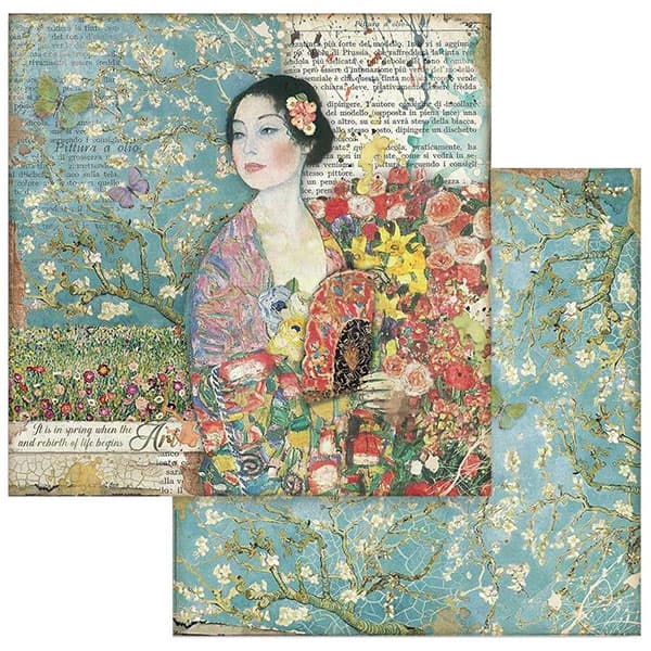 Paper Pad Stamperia - Atelier des Arts - 12x12 Tum