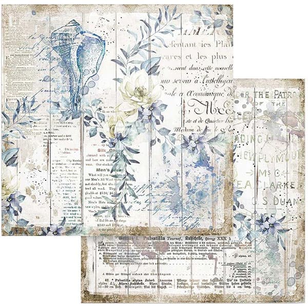 Paper Pad Stamperia - Sea Dream - 12x12 Tum