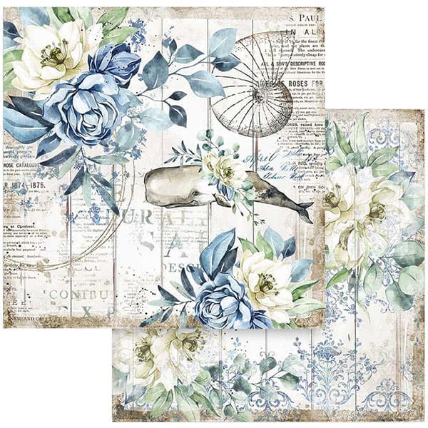Paper Pad Stamperia - Sea Dream - 12x12 Tum