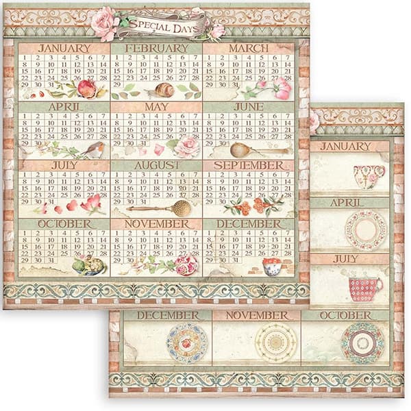 Paper Pad Stamperia - Casa Granada - 12x12 Tum