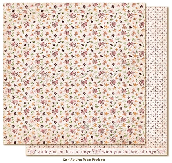 Paper Pad 36 ark Maja Design 6”x6” - Autumn Poem