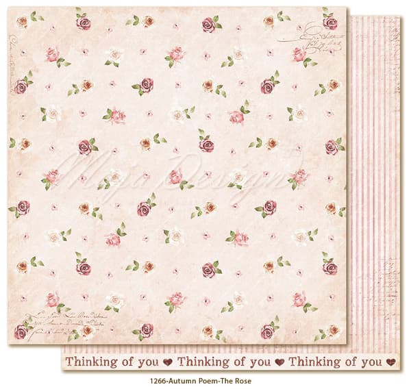 Paper Pad 36 ark Maja Design 6”x6” - Autumn Poem