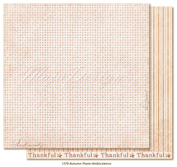 Paper Pad 36 ark Maja Design 6”x6” - Autumn Poem