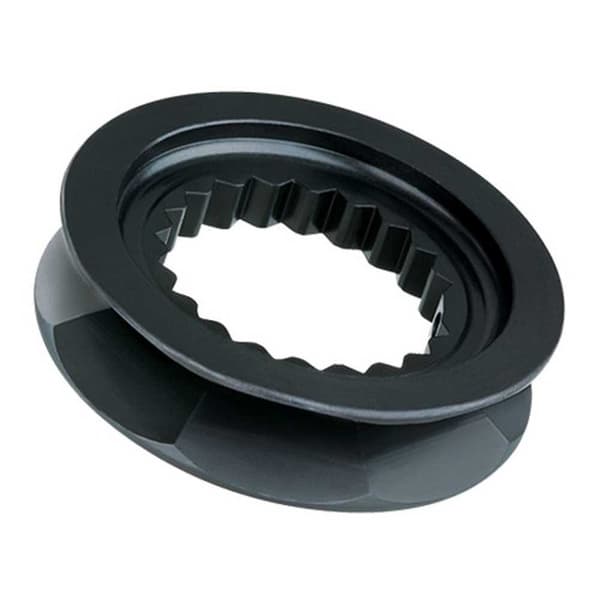 Harken Skralde Carbo 75 Mm Remskive Sort