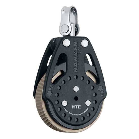 Harken Hte Cabo Ratchamatic Block 57 Mm 1.5 Grip Musta