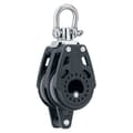 Miniatyrbillede 1 af 2: Harken Dobbelt Drejeskive Med Sjækle Carbo 40 Mm Sort