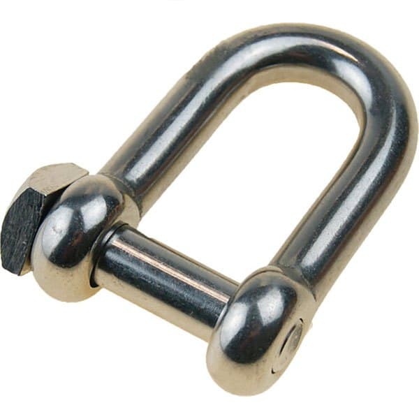 Goldenship Trålning D Shackle Silver 22 mm