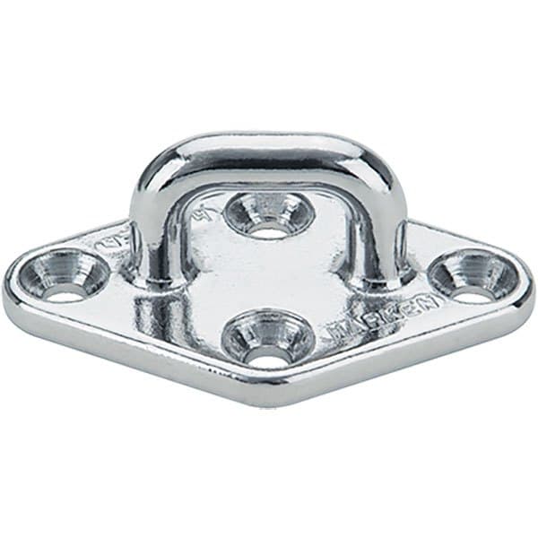 Harken Stainless Seel Small Diamond Padeye 79 Mm Hopeinen