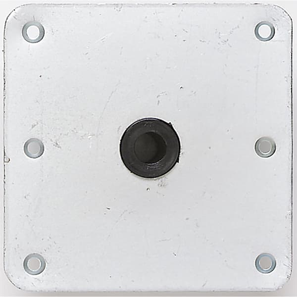 Swivl-eze Låsstift 3/4 Base Base Tallrik 7x7 Z P Vit