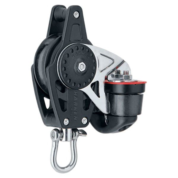 Harken Carbo Block 40 Mm With Cam Cleat And Becket Søvfarvet
