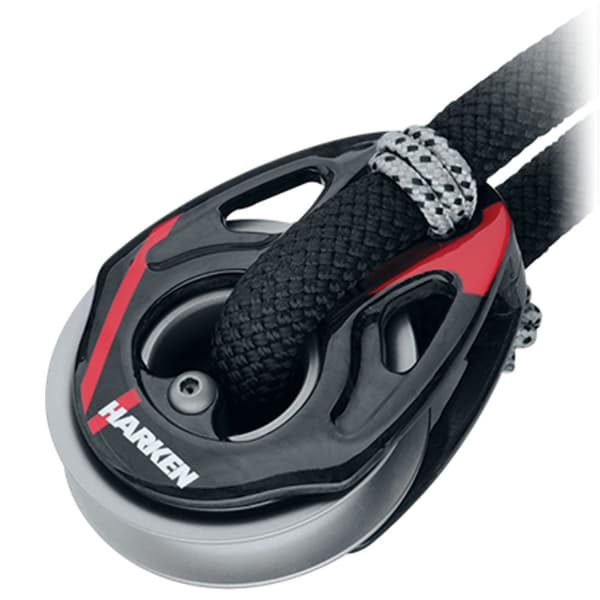Harken Remskiva I Aluminium V Block 1.5t Svart