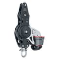 Miniatyrbillede 1 af 2: Harken Carbo Fiddle 57 Mm With Cam Cleat And Becket Sort