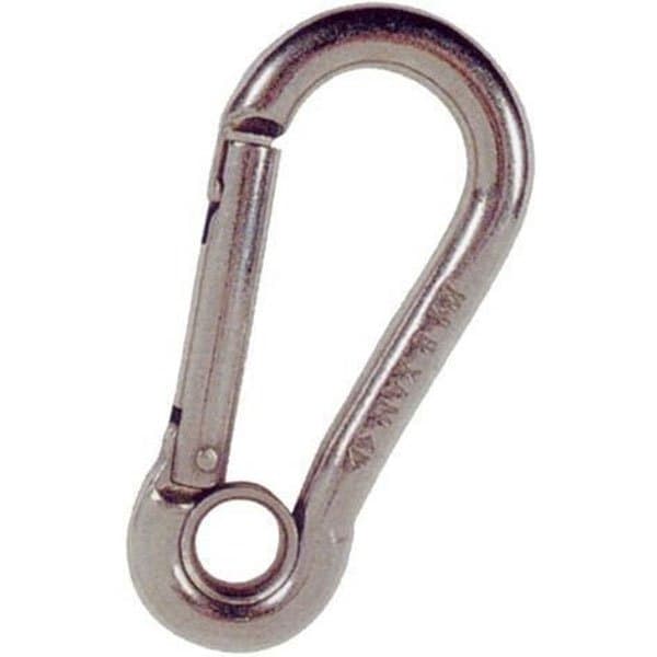 Kong Sulje Snap Shackle 10 Yksiköitä Hopeinen 8 mm