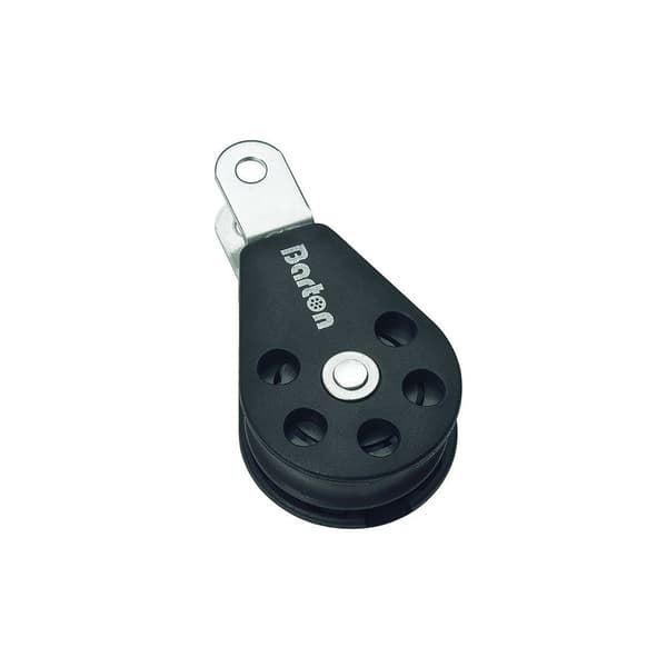 Barton Marine Enkelt Fast Remskive Med Aftagelig Gaffelstift 630kg 12 Mm Søvfarvet 58 x 120 mm