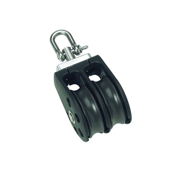 Barton Marine Dubbel Vridbar Remskiva 630kg 12 Mm Guld 58 x 107 mm