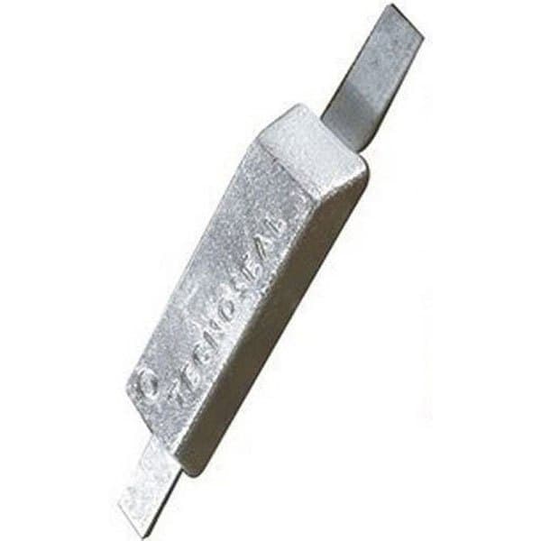 Tecnoseal Anodi Lingote 1.6kg Hopeinen