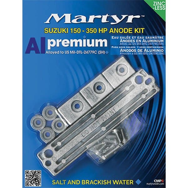 Martyr Anodes Aluminium Anode Suzuki Søvfarvet