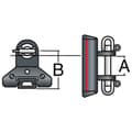 Miniatyrbillede 3 af 3: Harken Guide Midrange Spinnaker Pole Car Forespar Toggle Sort