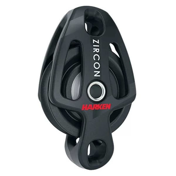 Harken Lohko Becket 57 Mm Single Zircon Hopeinen