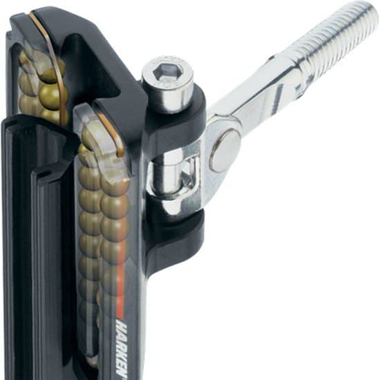 Harken System Aa Cb Ball Bearing Luff Car Søvfarvet
