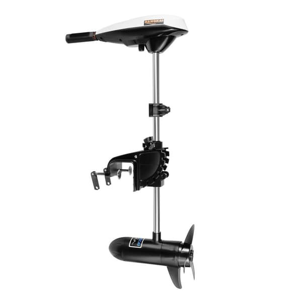 Elektrisk Utombordsmotor, 660W Effekt, 600 kg Lastkapacitet,svart