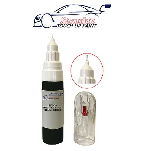 Touch Up Car Paint 20Ml Pen Skoda Emerald Green G6Y