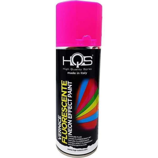 HQS Fucshia Neon Fluorescerande Sprayfärg, 400 ml