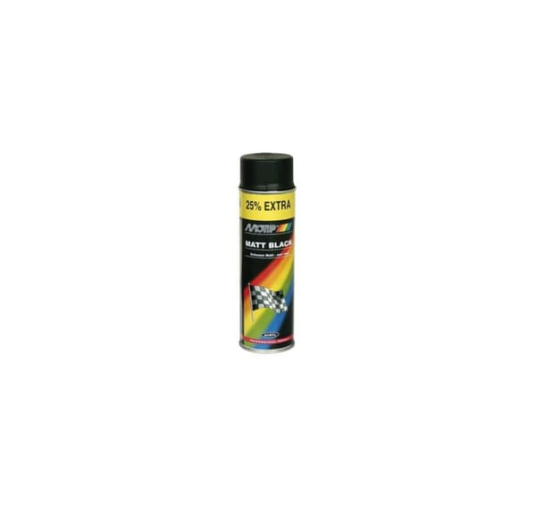 Motip svart matt färg 500ml