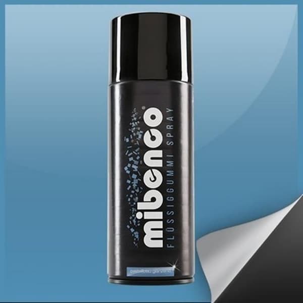 Mibenco FLYTANDE GUMMI SPRAY 400 ML GLANS BLÅ PASTELL - MIBENCO